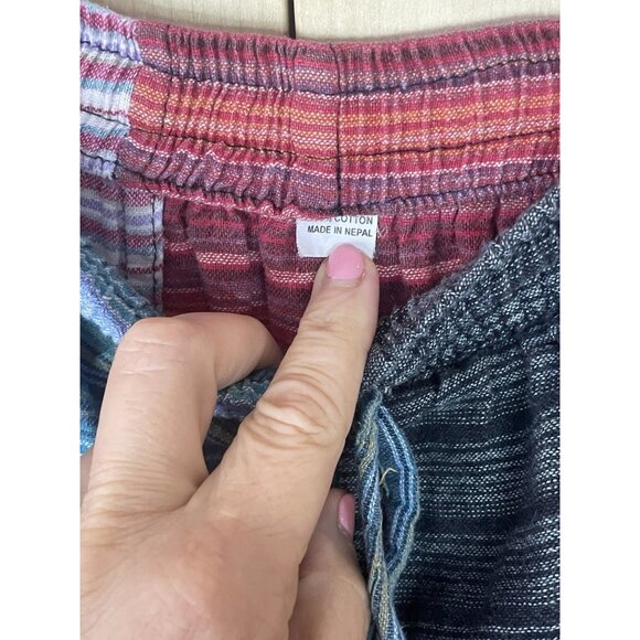 Pants Harem Yogi Unisex  S/M Patchwork Boho Hippie Festival Boho Peru - Picture 4 of 6